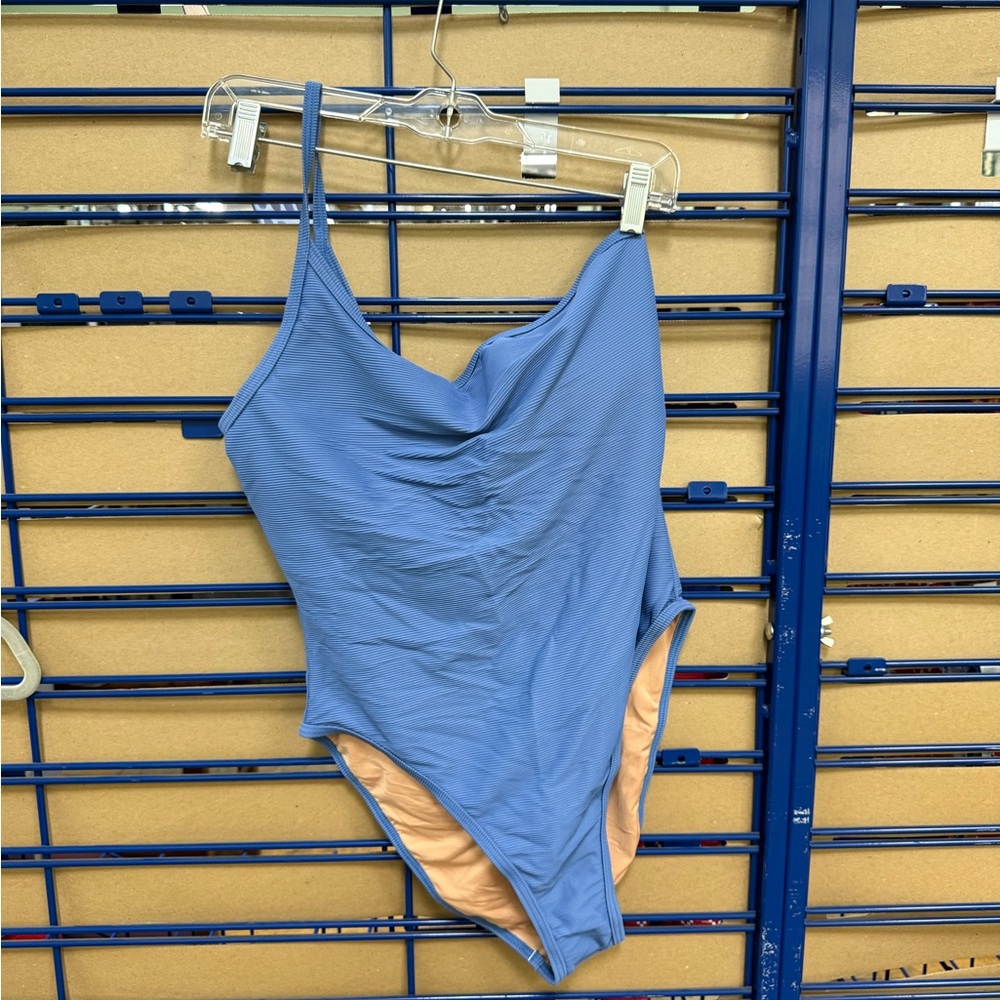 J. Crew Blue One Piece Swimsuit